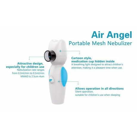 Aparat aerosoli portabil Feellife Air Angel, silentios, tehnologie mesh, muzica