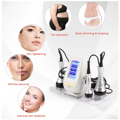 Aparat cosmetic profesional 3 in 1, cavitatie 40KHz, multipolar RF, LW-101