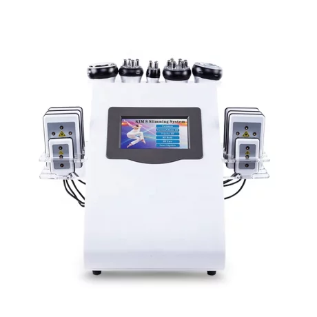 Aparat cosmetic profesional 6 in 1, cavitatie 40KHz, lipolaser, vacuum, multipolar RF, KIM 8