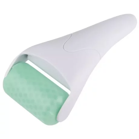 Aparat de masaj facial Ice Roller, alb/verde