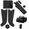 Aparat de presoterapie pentru drenaj limfatic si masaj Alhena® M-PRO 3001, 4 X 6 camere de compresie aer, 6 moduri de tratament, 30-250 mmHg, recuperare medicala, masaj terapeutic, refacere musculara, marimea XL, negru