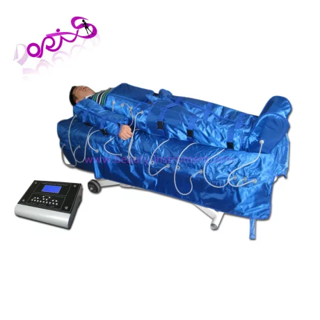 Aparat profesional de presoterapie 3 in 1, drenaj limfatic, electrostimulare musculara EMS si infrarosu, Doris DO-S04