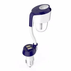 Difuzor aromaterapie auto, 12V, USB, V-Rising Nanum Car 2, 50 ml, alb/albastru