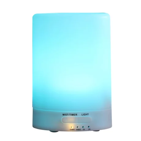 Difuzor aromaterapie cu ultrasunete si lumina LED 7 culori Sixu YD-012, alb