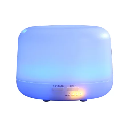 Difuzor aromaterapie cu ultrasunete si lumina LED 7 culori Sixu YD-017, 300 ml