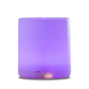 Difuzor aromaterapie cu ultrasunete, telecomanda si lumina LED 7 culori Sixu YD-014RC, 400 ml