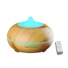 Difuzor aromaterapie cu ultrasunete, telecomanda si lumina LED 7 culori V-Rising VR-N09RC, 550 ml, lemn deschis