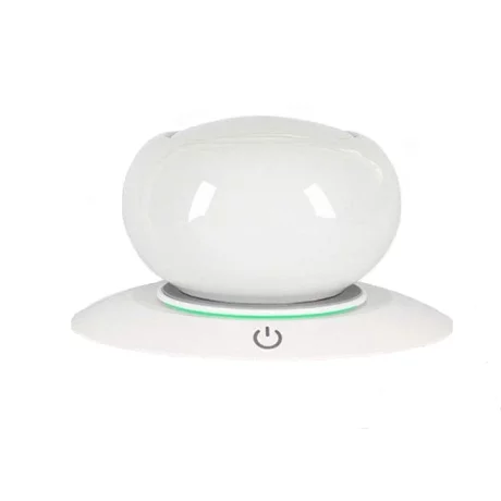 Difuzor aromaterapie smart cu ultrasunete, ceramica, bluetooth, muzica, lumina LED 7 culori, V-Rising VR-WX50S, 300 ml, alb