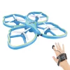 Drona Quadcopter Butterfly LH-X51, telecomanda ceas, control prin gesturi, senzori infarosu, bleu