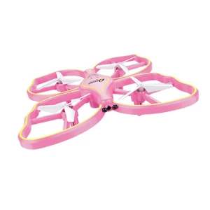 Drona Quadcopter Butterfly LH-X51, telecomanda ceas, control prin gesturi, senzori infarosu, roz
