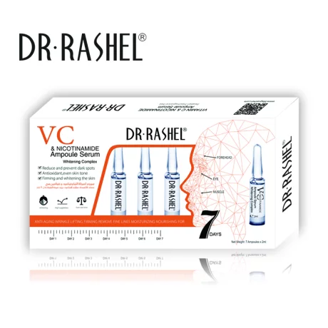 Fiole cu Vitamina C si Niacinamida Dr. Rashel, 7 x 2 ml