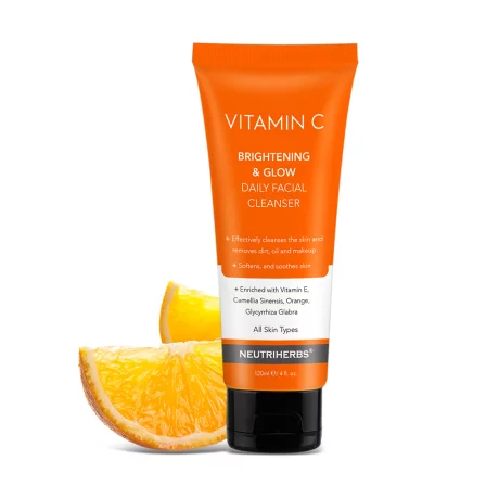 Gel de curatare faciala cu Vitamina C si Aloe Vera, NEUTRIHERBS, 120 ml