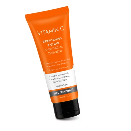 Gel de curatare faciala cu Vitamina C si Aloe Vera, NEUTRIHERBS, 120 ml