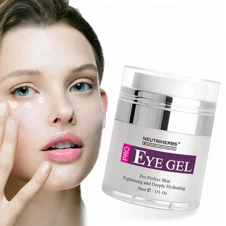Gel pentru conturul ochilor Neutriherbs Eye Gel,  Vitamina E, Acid Hialuronic, Colagen, Coenzima Q10, 30 ml