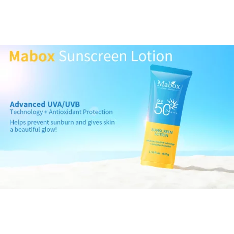 Lotiune cu protectie solara Mabox SPF 50+, 50 g