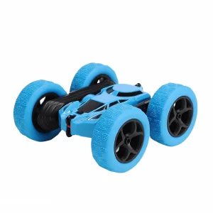 Masinuta cu telecomanda Stunt Car 4x4 Rock Crawler D828A, 2.4 GHz, lumini led, 1:24, bleu