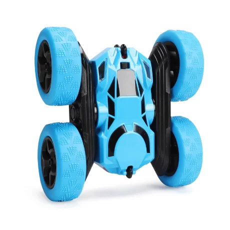 Masinuta cu telecomanda Stunt Car 4x4 Rock Crawler D828A, 2.4 GHz, lumini led, 1:24, bleu