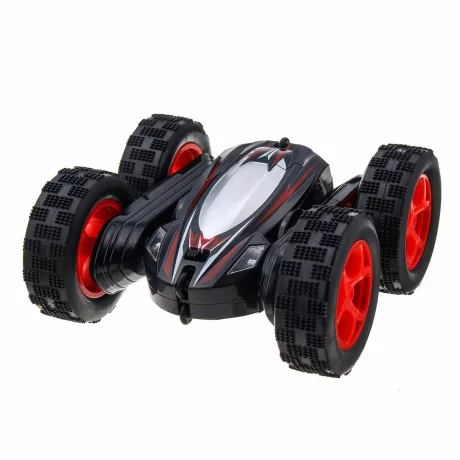 Masinuta cu telecomanda Stunt Car Double Star D828, 4WD, 2.4 GHz, lumini led, 1:24, negru