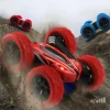 Masinuta cu telecomanda Stunt Car Double Star D828, 4WD, 2.4 GHz, lumini led, 1:24, rosu