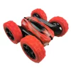 Masinuta cu telecomanda Stunt Car Double Star D828, 4WD, 2.4 GHz, lumini led, 1:24, rosu