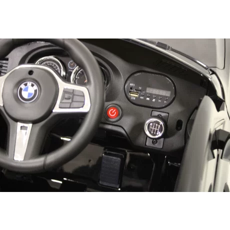 Masinuta electrica pentru copii BMW 6GT, cu licenta originala, un loc, telecomanda 2.4 Ghz, alb