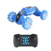 Masinuta Twist Climbing Car, telecomanda 2.4 GHz, telecomanda ceas, control gestual, lumini led, sunete, Willesu Toys RQ2087, 1:16, bleu