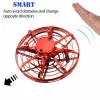 Mini drona OZN, disc zburator interactiv cu 5 senzori infrarosu, lumina LED, YC Toys, rosu