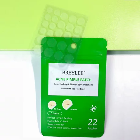 Plasturi hidrocoloidali antiacnee cu extract de arbore de ceai, Breylee, 2 tipuri, 22 buc
