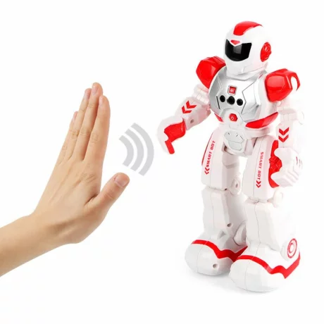 Robot inteligent cu telecomanda si senzori infrarosu Skynor 822, rosu