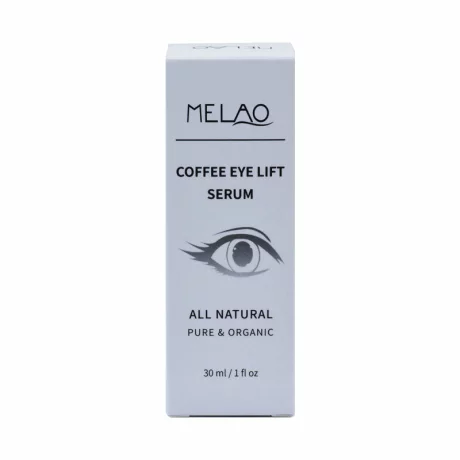 Ser cu cafea pentru conturul ochilor, antirid, anti-imbatranire, 100% natural, Melao, 30 ml