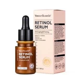 Ser cu Retinol, Acid Hialuronic si Vitamina E, hidratant, anti-imbatranire, Vibrant Glamour, 30 ml