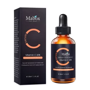 Ser cu Vitamina C 20%, Acid Hialuronic si Vitamina E Mabox, 30ml