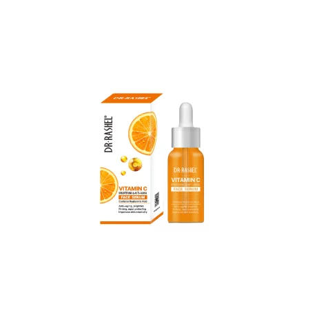 Ser facial cu Vitamina C si Acid Hialuronic Dr. Rashel, 50 ml