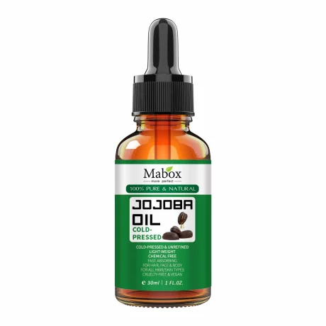 Ulei de Jojoba Mabox, organic, 100% pur, presat la rece, 30 ml