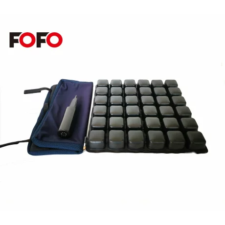 Perna antiescara cu pompa manuala, portabila, husa de protectie, FoFo Medical HF2007, 42 x 42 cm
