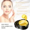 Masca hidrogel pentru ochi, Acid Hialuronic, Colagen, antirid, K&#039;anho 24K Gold