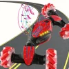 Masinuta Twist Air Gesture Car, Stunt Car, telecomanda 2.4 GHz, telecomanda ceas, control gestual, lumini led, sunete, 83A, Rosu