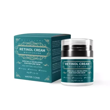 Crema hidratanta de fata cu retinol si unt de shea, antiimbatranire, Water Come, 50g pentru ten matur