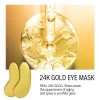 Set 20 de perechi masti hidrogel pentru ochi, Acid Hialuronic, Colagen, antirid, 24K Gold