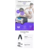 Aparat drenaj limfatic Alhena®, profesional  cu 24 de camere, limfedem după mastectomie, Artrită reumatoidă, Insuficiență venoasă cronică, Fibromialgie, Menopauză, Chirurgie ortopedică, Osteoartrită;