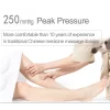 Aparat de presoterapie pentru drenaj limfatic si masaj Alhena® M-PRO 3001, 4 X 6 camere de compresie aer, 6 moduri de tratament, 30-250 mmHg, recuperare medicala, masaj terapeutic, refacere musculara, marimea XXL, negru