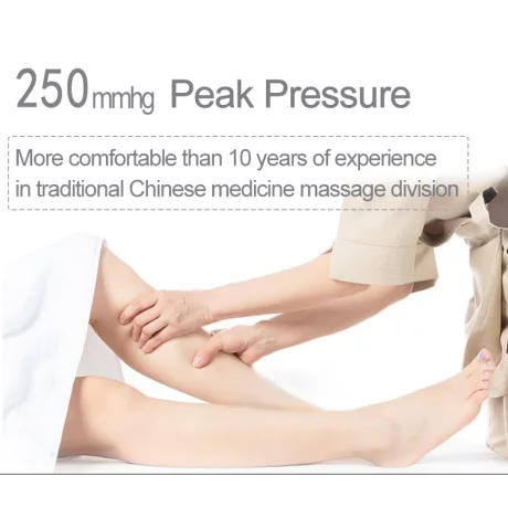 Aparat de presoterapie pentru drenaj limfatic si masaj Alhena® M-PRO 3001, 4 X 6 camere de compresie aer, 6 moduri de tratament, 30-250 mmHg, recuperare medicala, masaj terapeutic, refacere musculara, marimea XXL, negru
