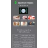 Aparat de presoterapie pentru drenaj limfatic si masaj Alhena® M-PRO 3001, 4 X 6 camere de compresie aer, 6 moduri de tratament, 30-250 mmHg, recuperare medicala, masaj terapeutic, refacere musculara, marimea XXL, negru