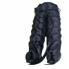 Aparat de presoterapie pentru drenaj limfatic si masaj pantalon talie inalta Alhena®M-PRO 3001, 2 X 6 camere de compresie aer, 6 moduri de tratament, 30-250 mmHg, recuperare medicala, masaj terapeutic, refacere musculara, marimea XL, 142/83 negru