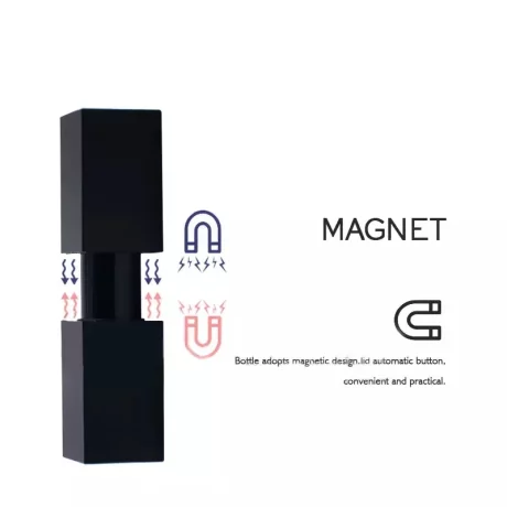 Ruj hidratant mat, capac magnetic, WATERCOME Crimson Matte 323