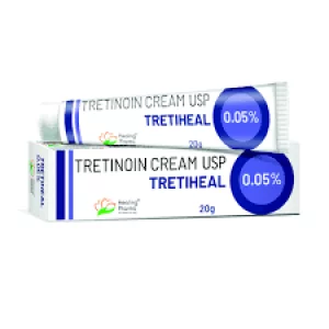 Crema Anti-Rid, Healing Pharma, TretiHeal, Anti-Acnee, Tretinoin 0.05%, 20gr