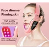 Aparat de Lifting Facial, 5 In 1, Alhena®, Ridicare faciala, Indepartarea Barbiei Duble In Forma De V, Masaj facial, EMS, Terapie Cu Fotoni, Roz