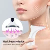 Aparat Pentru Tratament Gat Fata si Decolteu, 4 in 1 Alhena®, Lifting, Anti Rid, Masaj facial, Electrostimulare, Intinerirea Pielii, Stimulare Colagen, Ridicare si intarirea Pielii Din Zona Mandibulara