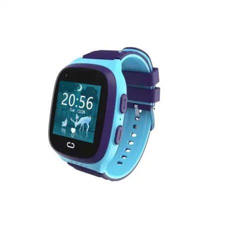 Ceas smartwatch pentru copii 4G, Alhena®, GPS, Apel Video, Anti-Lost, buton SOS, Camera HD, baterie 750mAh, Rezistent La Apa, LT31 Pro, Albastru