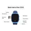 Ceas smartwatch pentru copii 4G, Alhena®, GPS, Apel Video, Anti-Lost, buton SOS, Camera HD, baterie 750mAh, Rezistent La Apa, LT31 Pro, Albastru